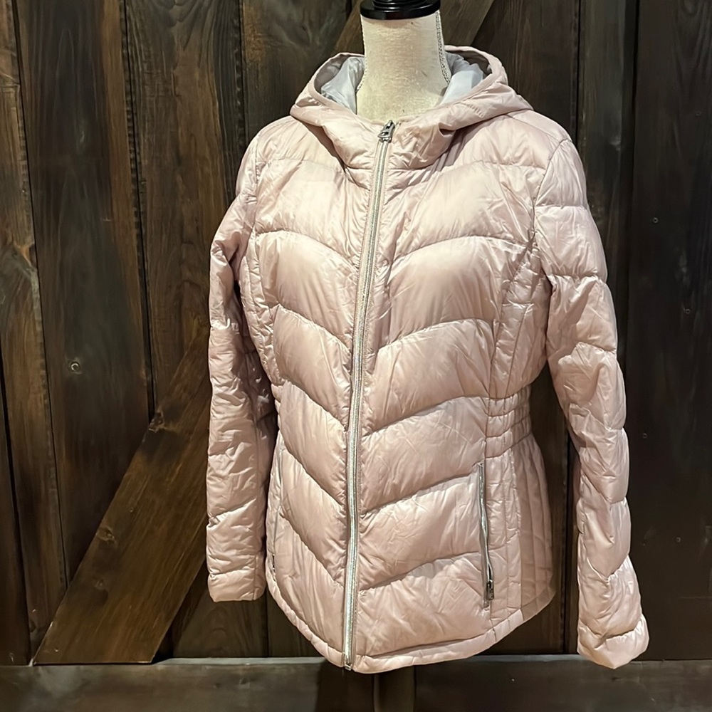 Lucky Brand Rose pink puffy lightweight coat